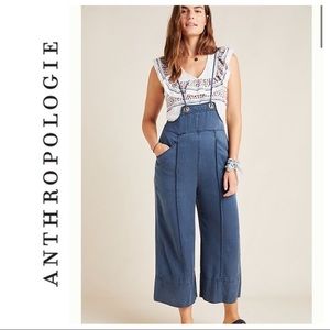 ISO Anthropologie Asha Jumpsuit Chambray